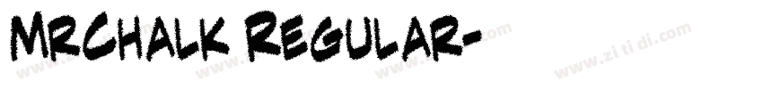 MrChalk Regular字体转换